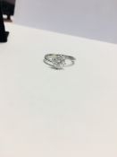 1.00ct Brilliant cut diamond solitaire ring ,diamond is G colour si3 clarity,natural diamond,