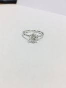 1.21ct Brilliant cut diamond rIng,1.21ct natural untreated brilliant cut diamond,G colour I2 clarity