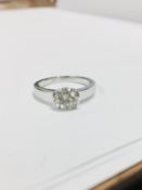 1ct diamond brilliant cut solitaire ring,1.02ct brilliant cut diamond J colour i1 clarity nice