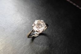 2.31ct brilliant cut diamond natural,i colour si2 clarity(diamond is clarity enhanced),platinum