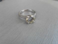 1.50ct Brilliant cut diamond ,M colour si2 clarity very good cut,18ct heavy setting ,4gms ,uk