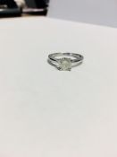 1.11ct Brilliant cut diamond solitaire Ring,1.11ct natural diamond H Coloured i2 clarity,Platinum