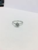 1.21ct Brillant cut diamond solitaire ring,1.21ct Brilliant cut diamond,h colour i1 clarity,platinum