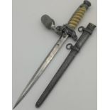 Ww2 German Military Alcoso Solingen Wehrmacht Heer Officer's Dagger.