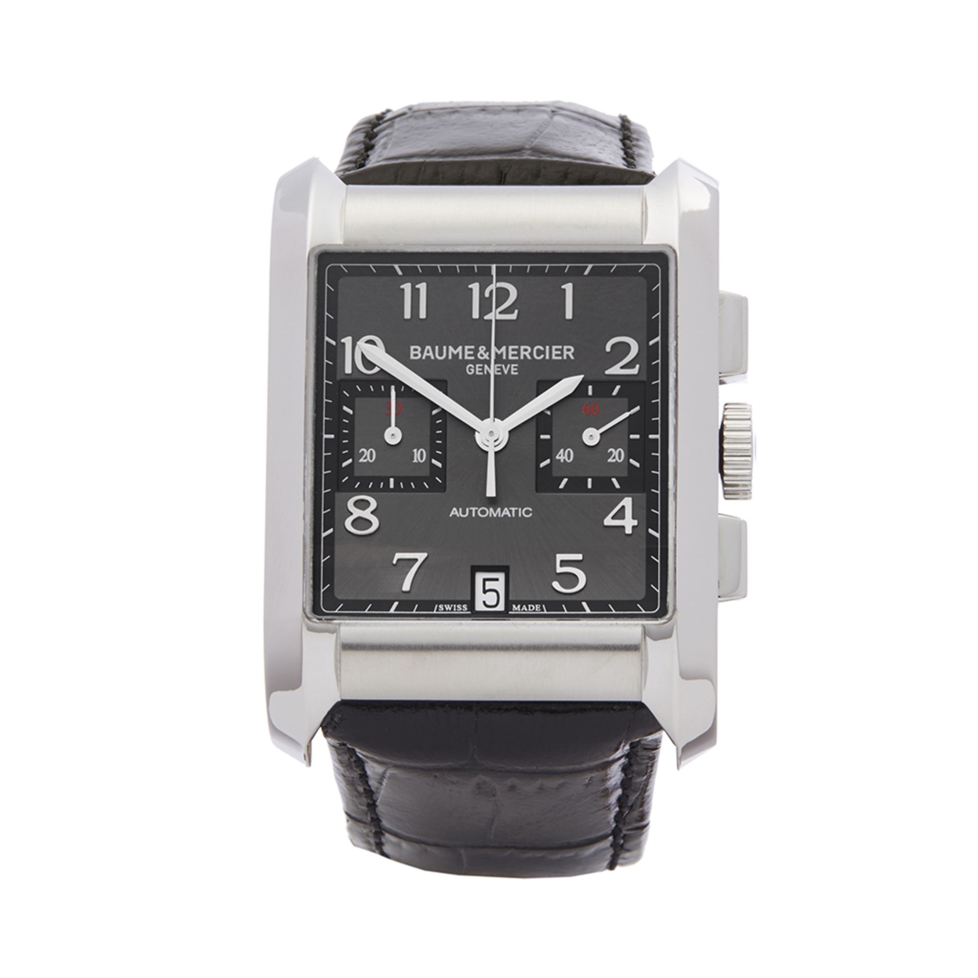 2010 Baume & Mercier Hampton Chronograph Stainless Steel - M0A10030 - Image 8 of 8