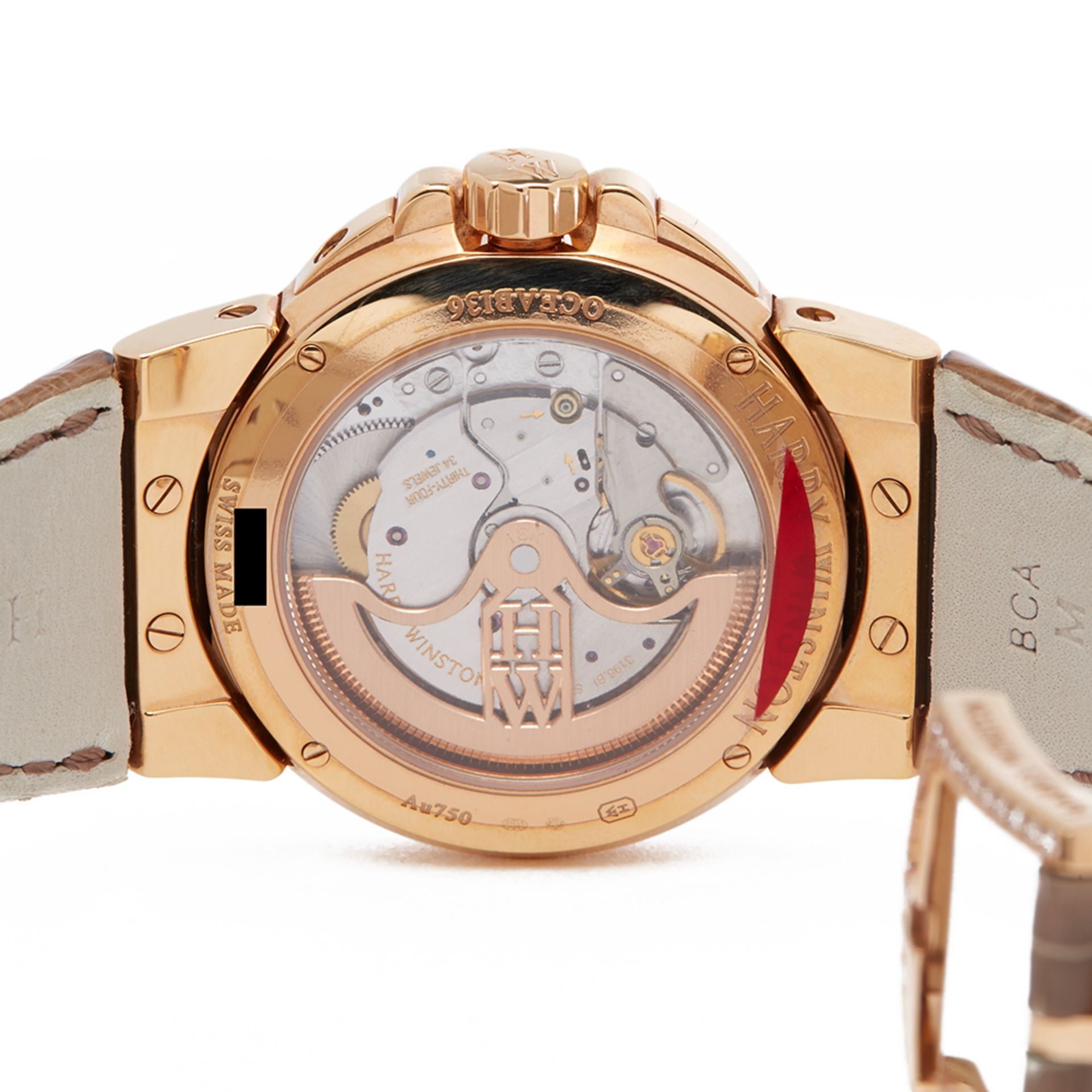 2018 Harry Winston Ocean Biretrograde 18K Rose Gold - OCEAB136RR023 - Image 3 of 7