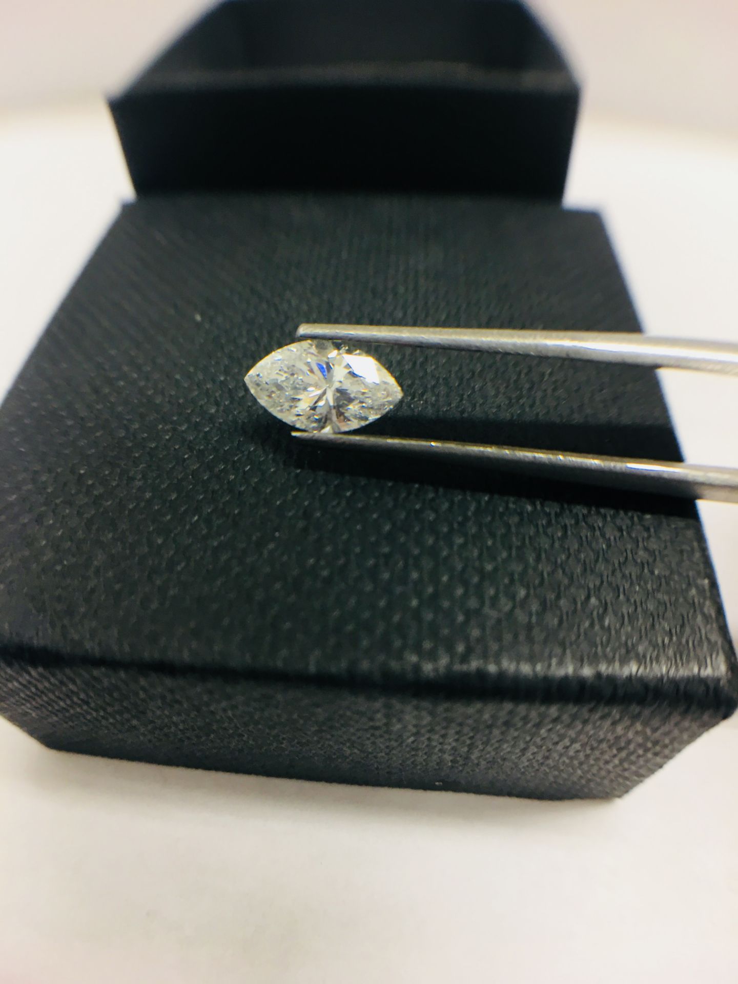 1.01ct Marquis cut Natural Diamond,H colour vs clarity,excellent cut,certificationcan be provided - Image 2 of 3