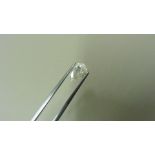 1.00ct pear shaped diamond, loose stone. J colour and I1 clarity. 8.85 x 5.93 x 2.72mm. IGI