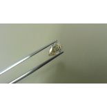 1.02ct pear shaped diamond, loose stone. N ( faint brown ) colour and SI1 clarity. 8.85 x 5.79 x 3.