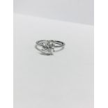 1.37ct Diamond solitaire Ring,1.37ct Brilliant cut Diamond,G colour i2 clarity,platinum setting 4.