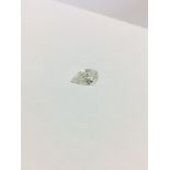 7.16ct Pearshape cut loose Diamond,Natural,I colour si3 clarity,WGI certification,clarity enhanced