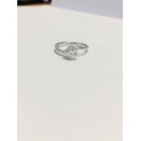 1.01ct brilliant cut diamond solitaire ring,1.01ct brilliant cut diamond,G colour I1 clarity,