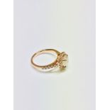 18ct Rosegold Halo style Diamond ring,1.00ct centre G colour si2 clarity natural brilliant cut,