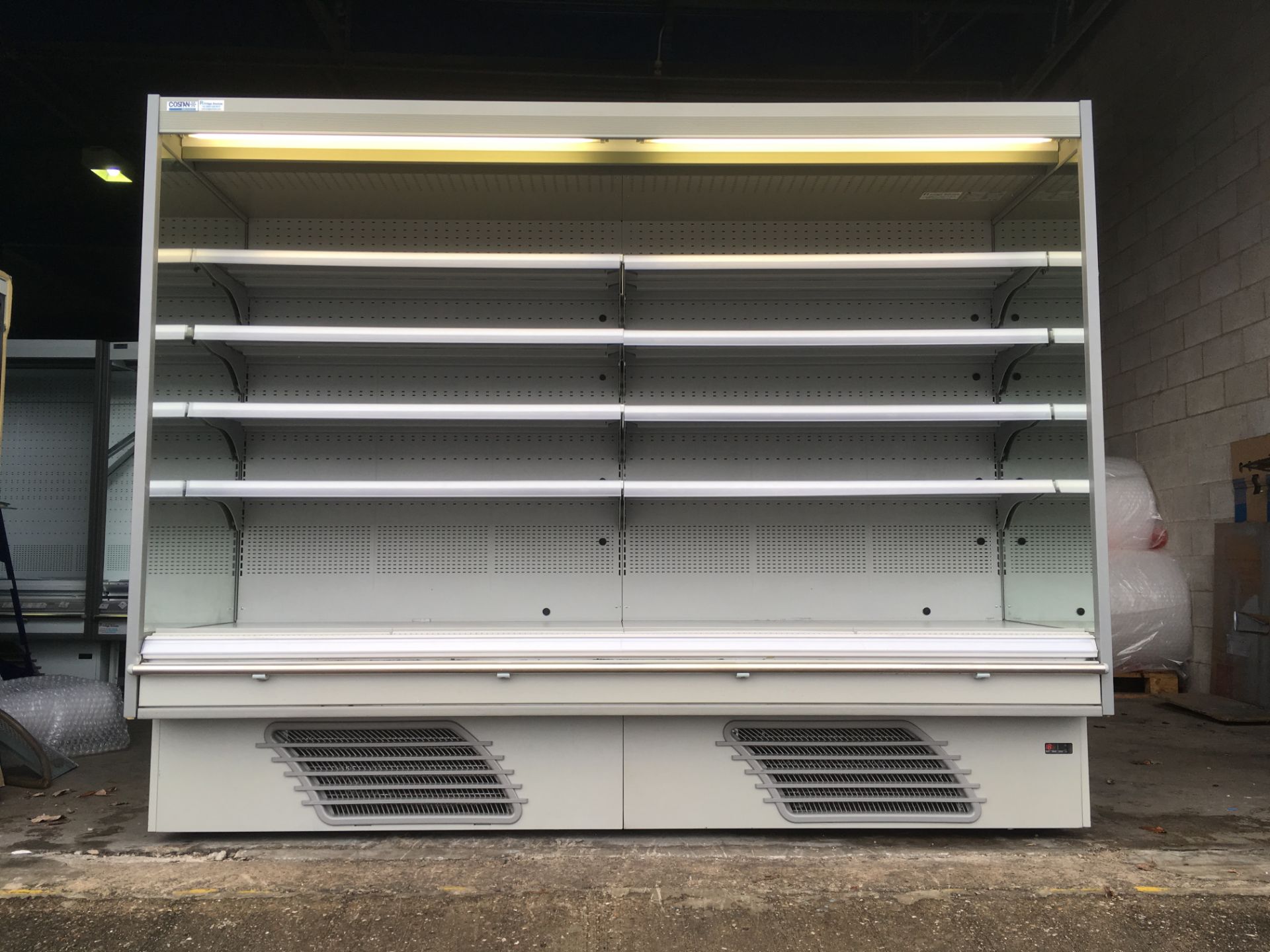 10 X Costan Ouverture integral Multi Deck Displays Fridge - 2.5m wide