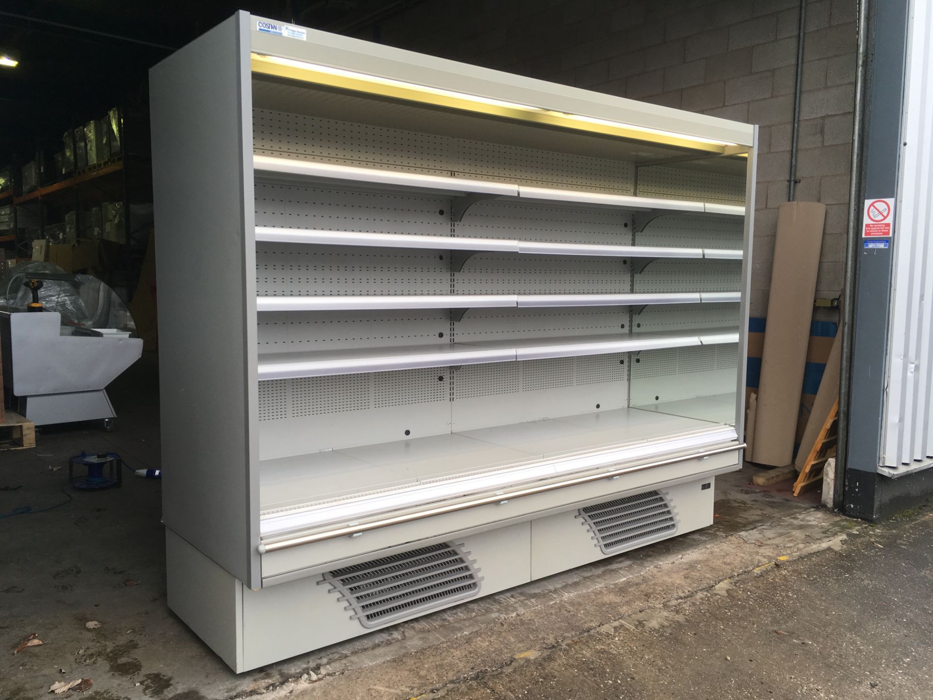 10 X Costan Ouverture integral Multi Deck Displays Fridge - 2.5m wide - Image 2 of 4