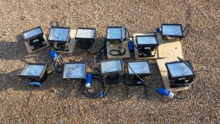 10x 500W Flood lights