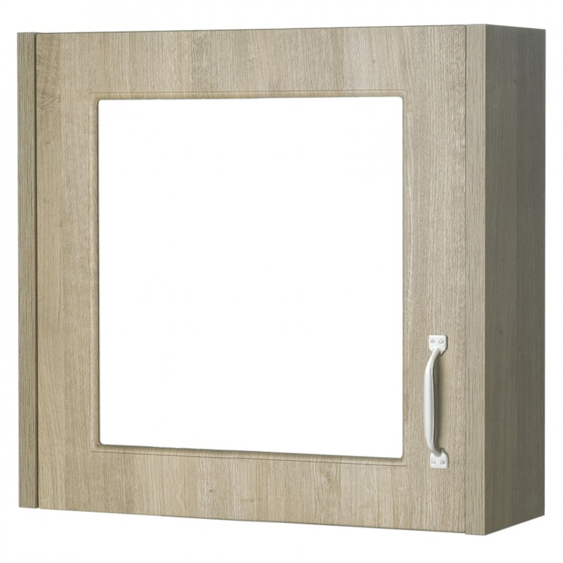 No Reserve 6x 600 1-Door Mirror Unit. Gladstone Oak