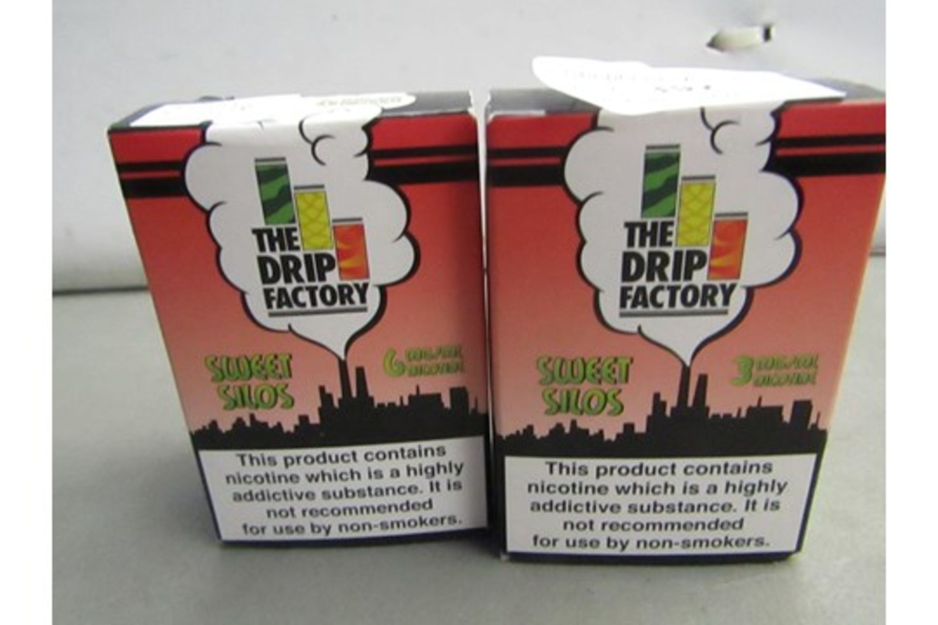 12x BNIB 10ml Bottles the Drip Factory E-Liquid 1X Juicy Gossip Mango & Mandarin E-Liquid - Image 2 of 3