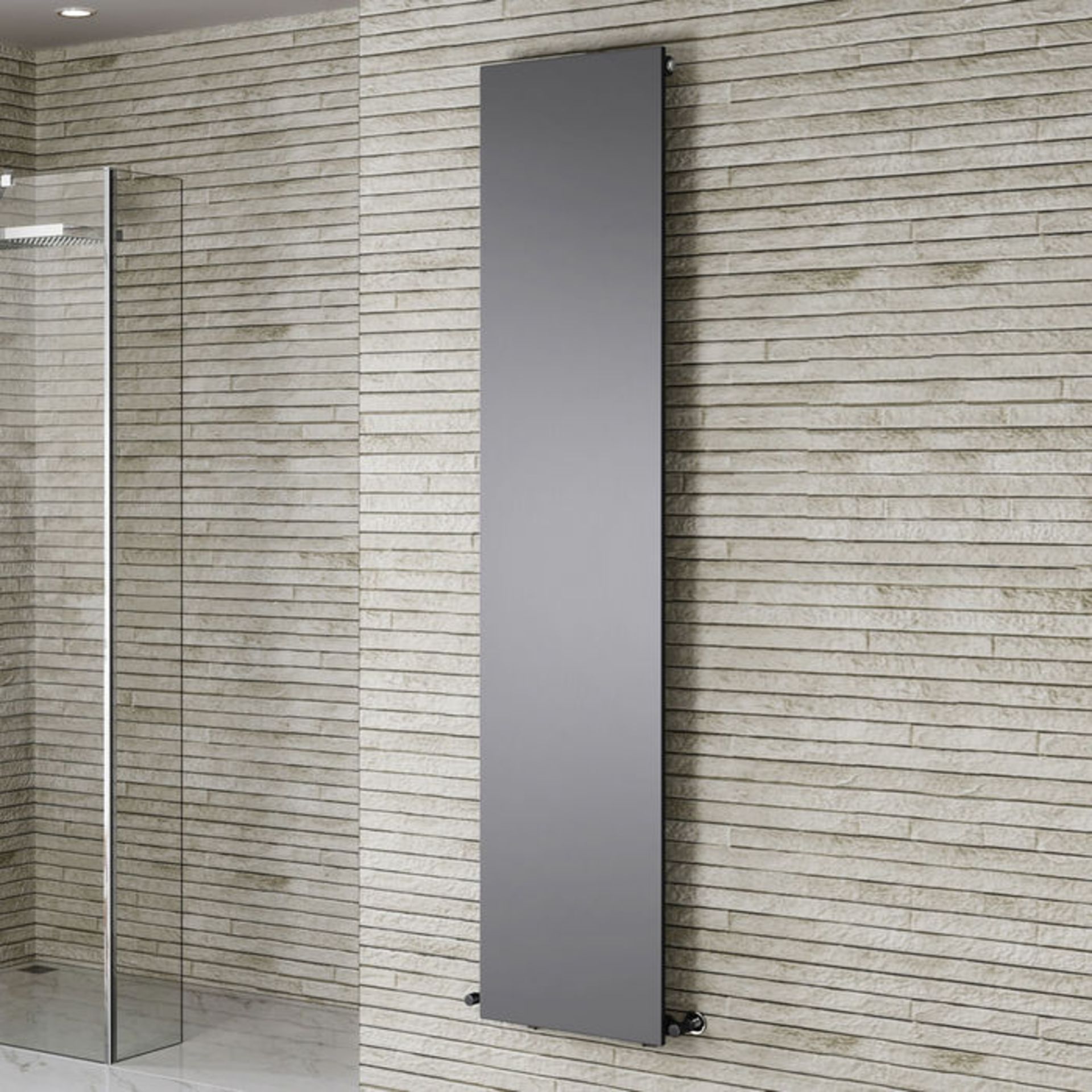 (MW24) 1800x380 Ultra Slim Anthracite Radiator. RRP £309.99. Made from low carbon steel with a - Image 2 of 6