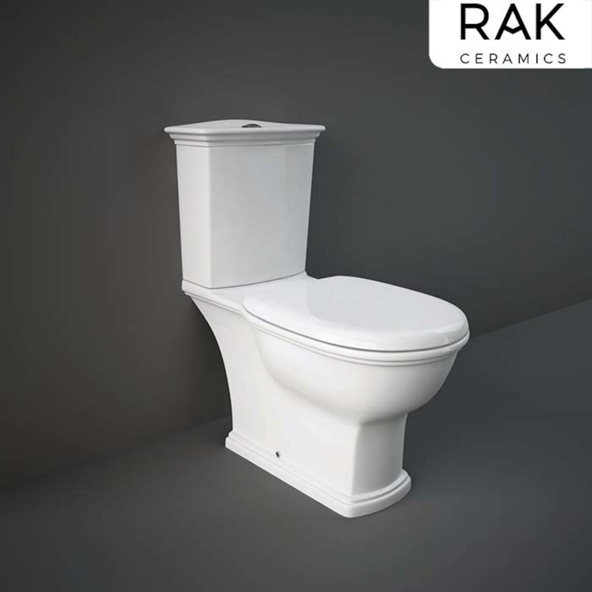 (MW30) RAK Washington Close Coupled Toilet Traditional design creates a statement piece for your