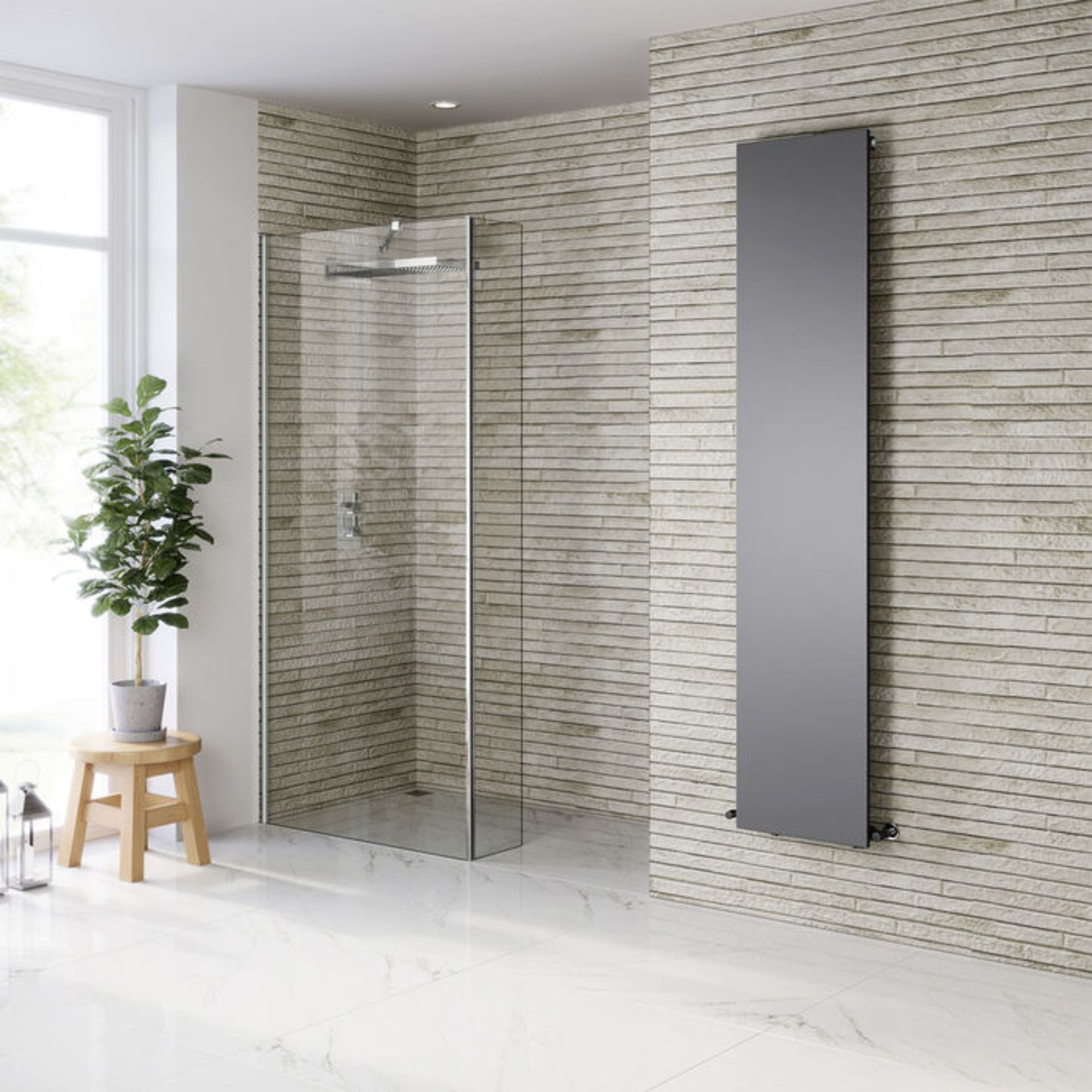 (MW24) 1800x380 Ultra Slim Anthracite Radiator. RRP £309.99. Made from low carbon steel with a - Image 4 of 6