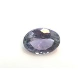 1.74ct Natural Tanzanite with IGI Certificate