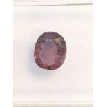 0.83ct Natural Colour change Sapphire with IGI Certificate