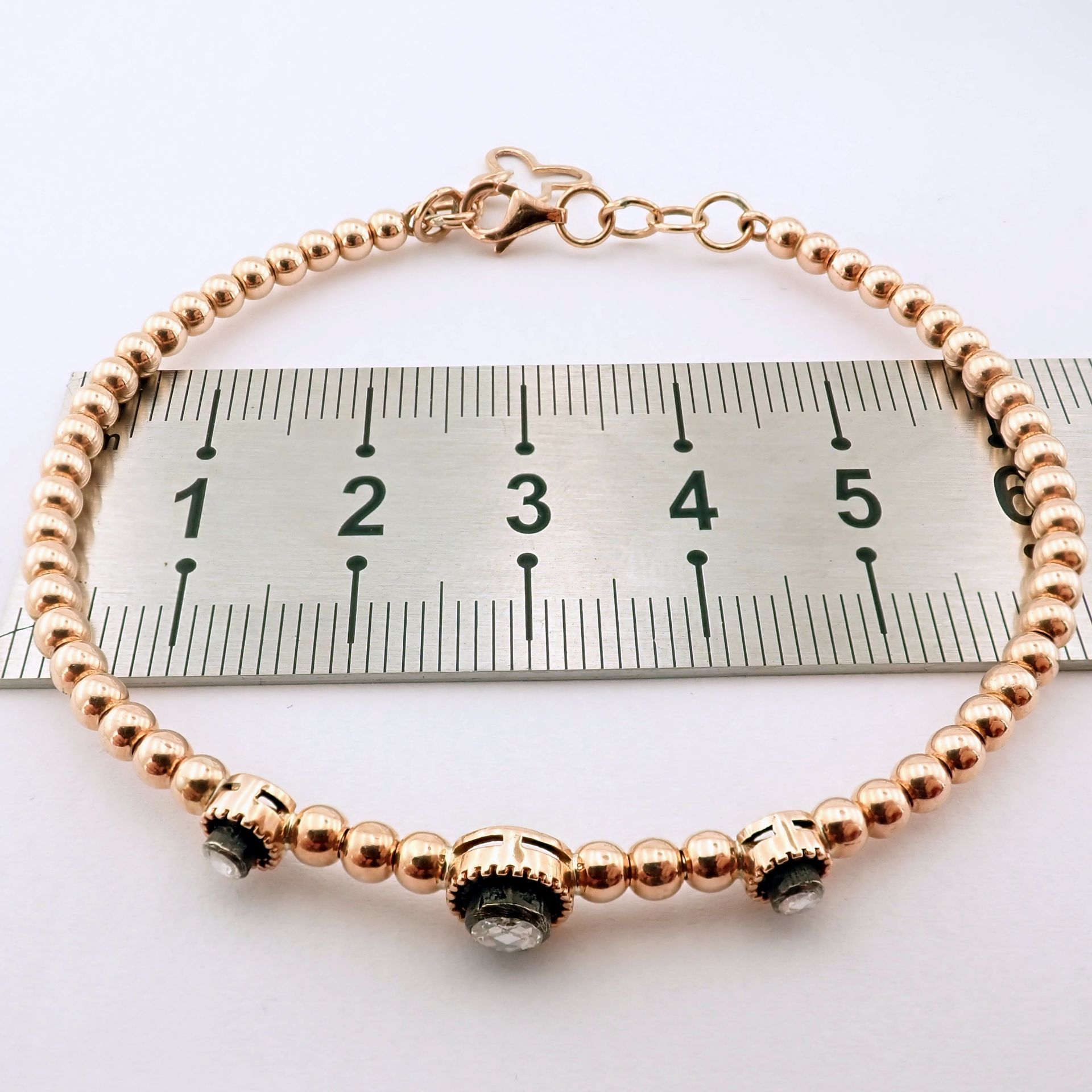 Antique Design Jewellery - 8K Rose / Pink Gold Bracelet (Ref:BE00345) - Image 9 of 11