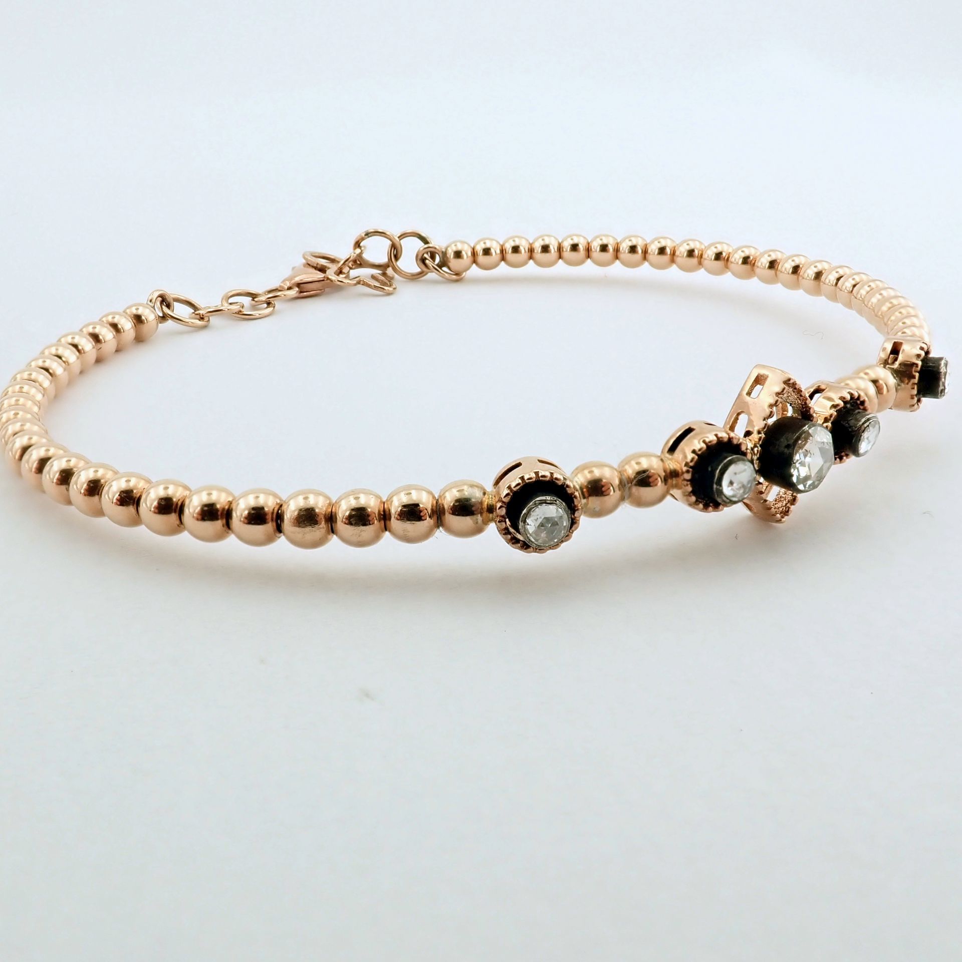 Antique Design Jewellery - 8K Rose / Pink Gold Bracelet (Ref:BE00347) - Image 9 of 11