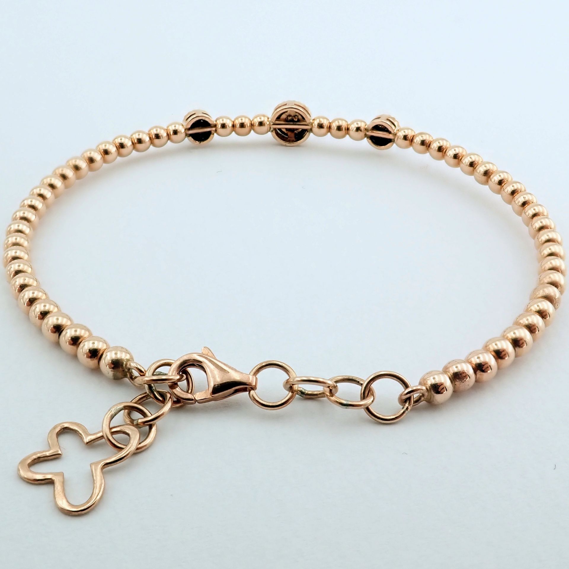 Antique Design Jewellery - 8K Rose / Pink Gold Bracelet (Ref:BE00345) - Image 5 of 11