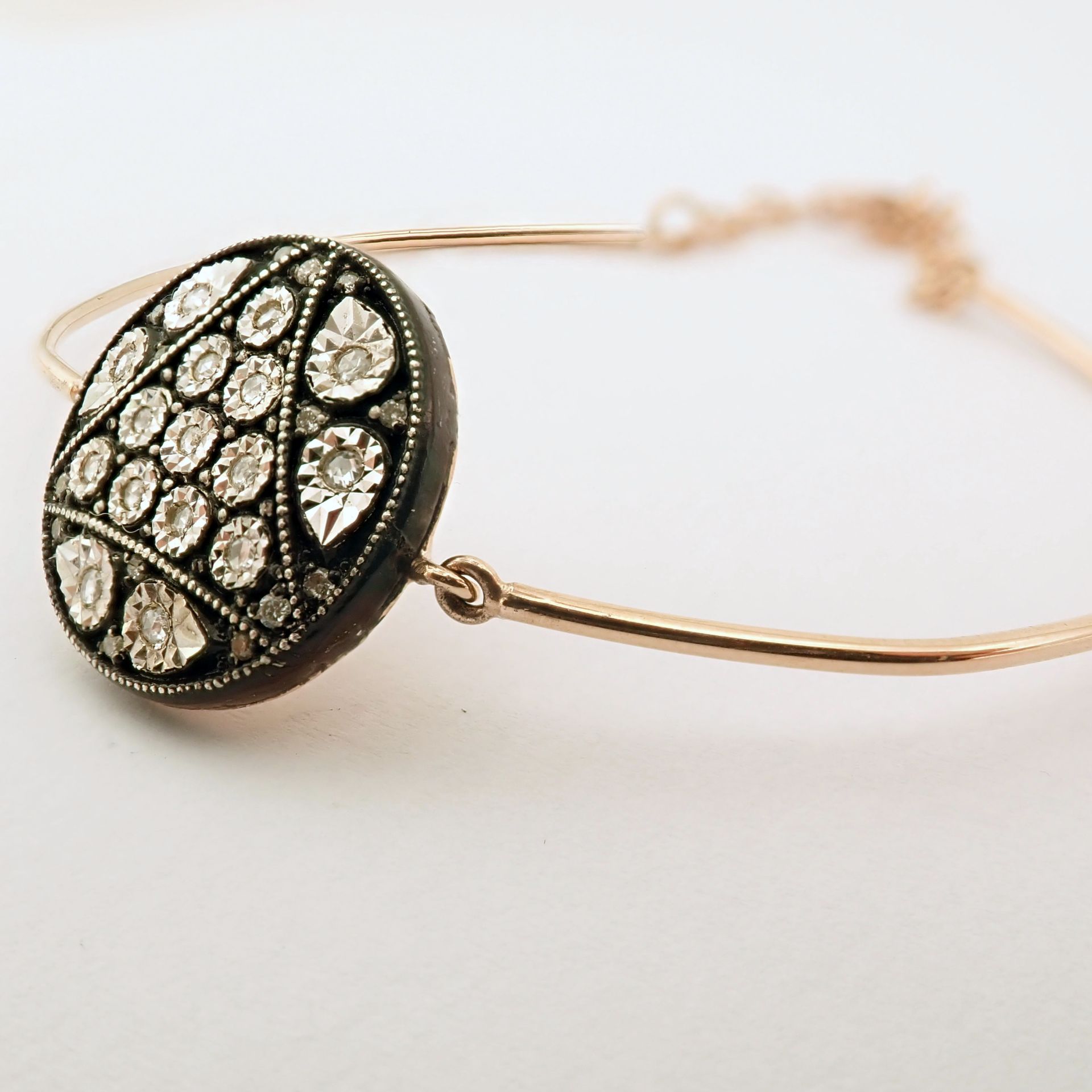 Antique Design Jewellery - 8K Rose / Pink Gold Bracelet (Ref:BE00418) - Image 10 of 12