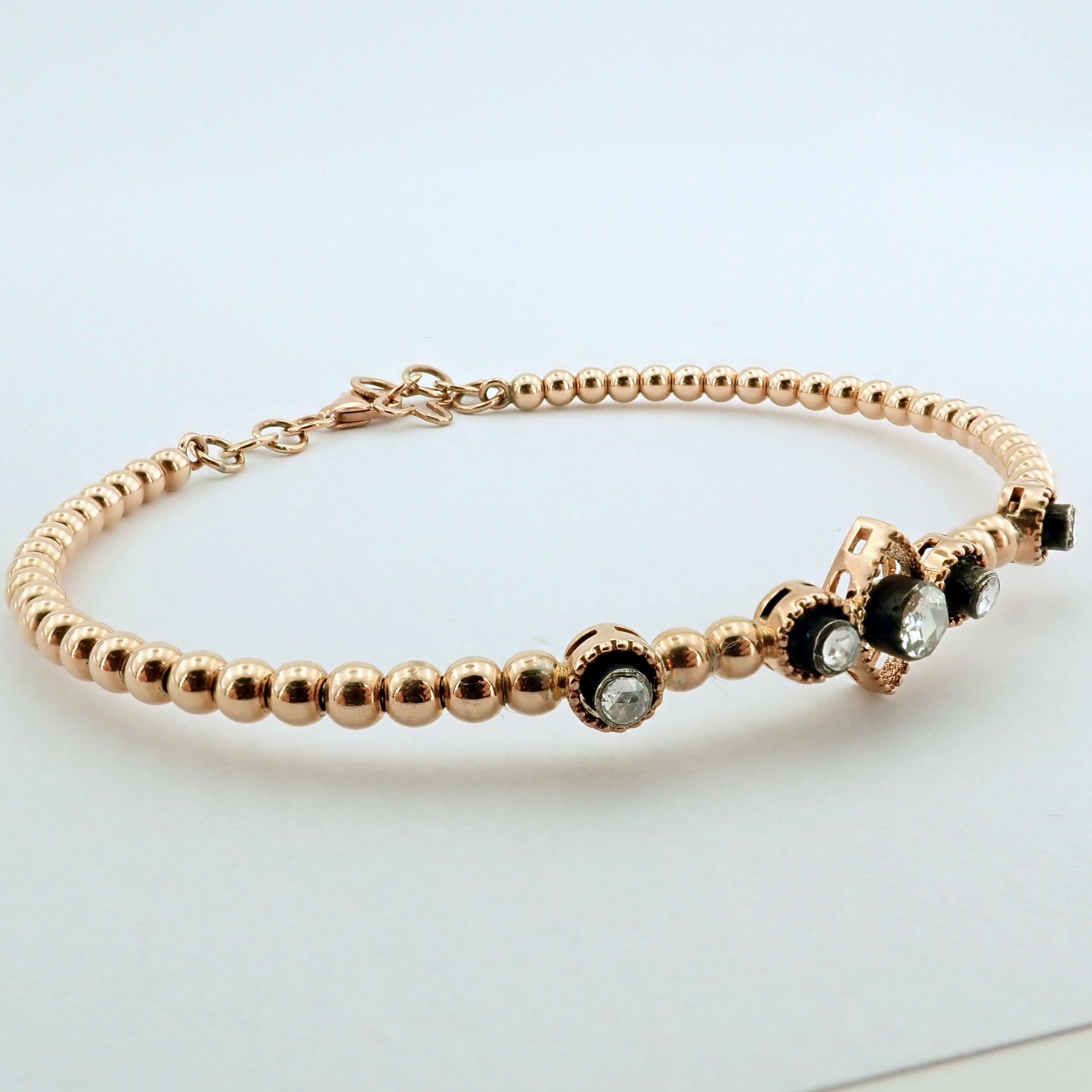 Antique Design Jewellery - 8K Rose / Pink Gold Bracelet (Ref:BE00347) - Image 11 of 11