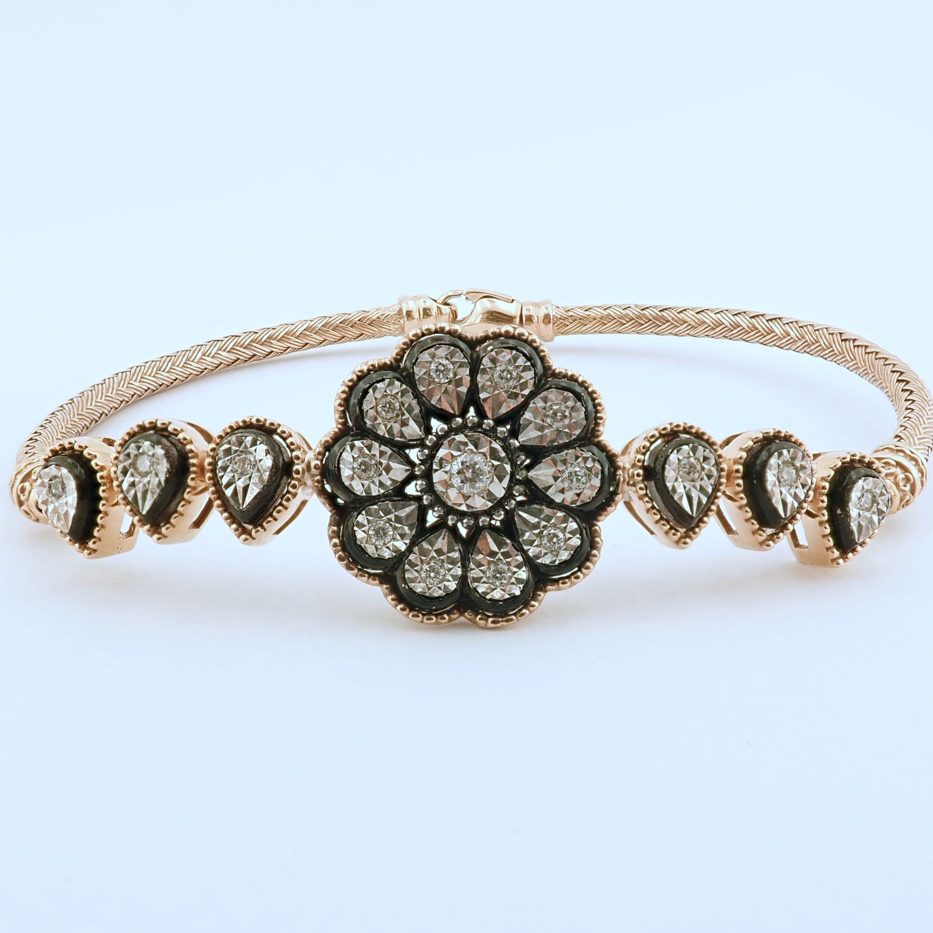 Antique Design Jewellery - 8K Rose / Pink Gold Bracelet (Ref:BD00385) - Image 2 of 7