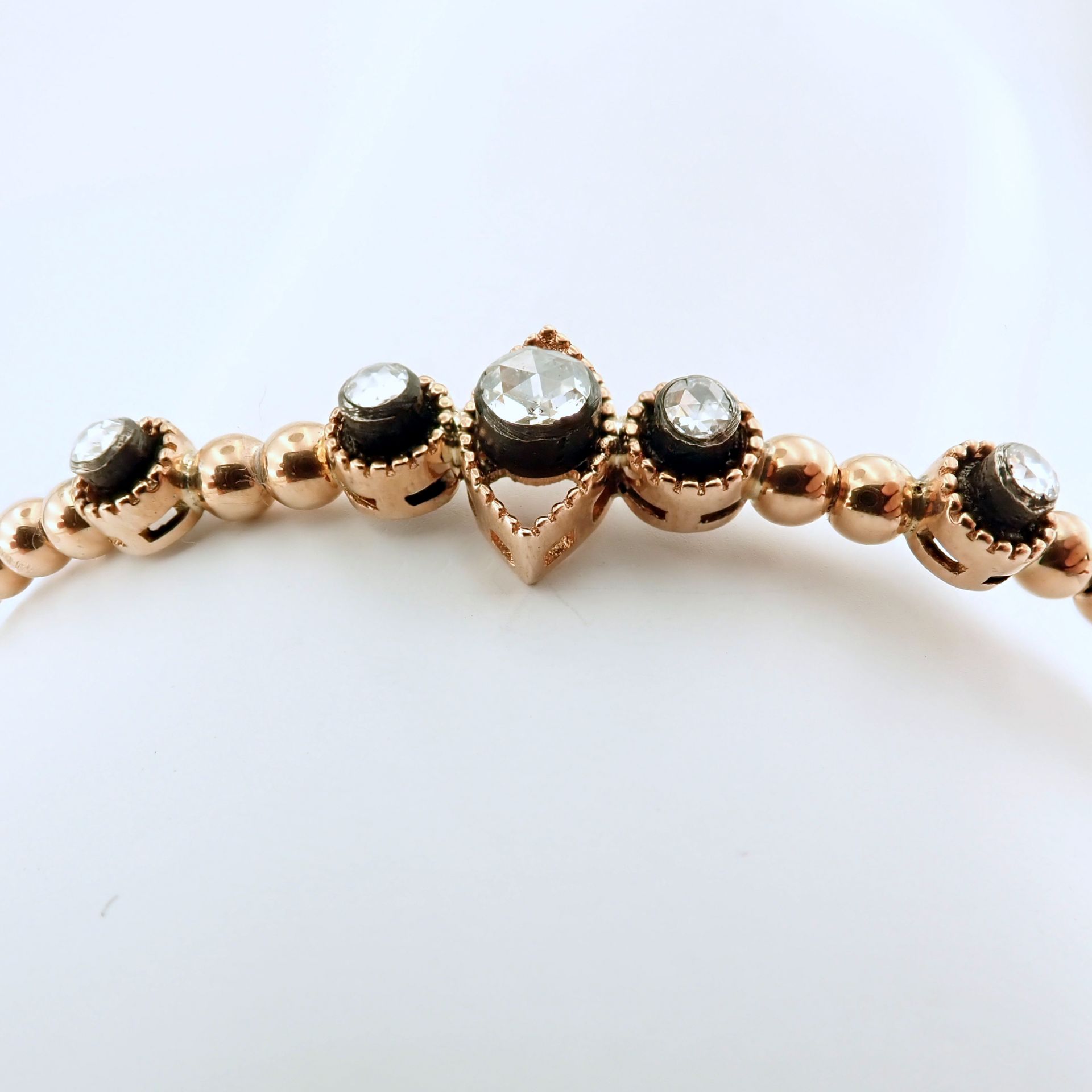 Antique Design Jewellery - 8K Rose / Pink Gold Bracelet (Ref:BE00347) - Image 5 of 11