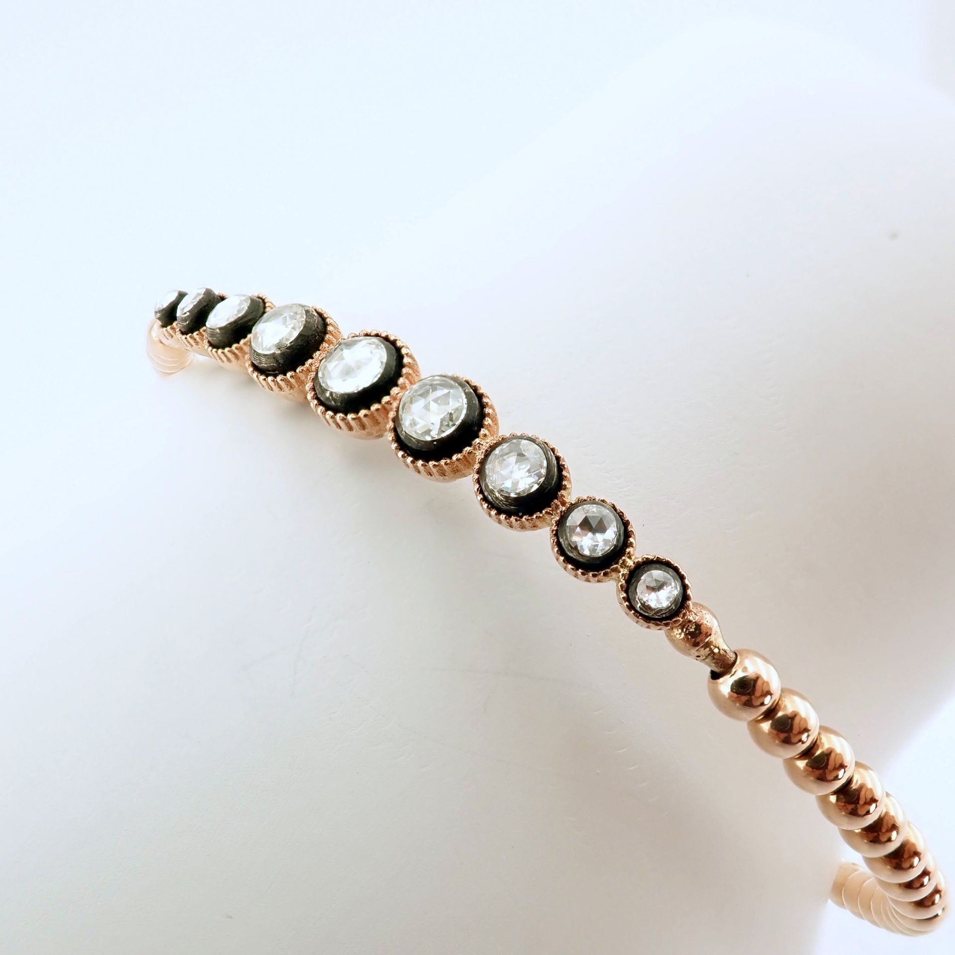 Antique Design Jewellery - 8K Rose / Pink Gold Bracelet (Ref:BE00342) - Image 9 of 9