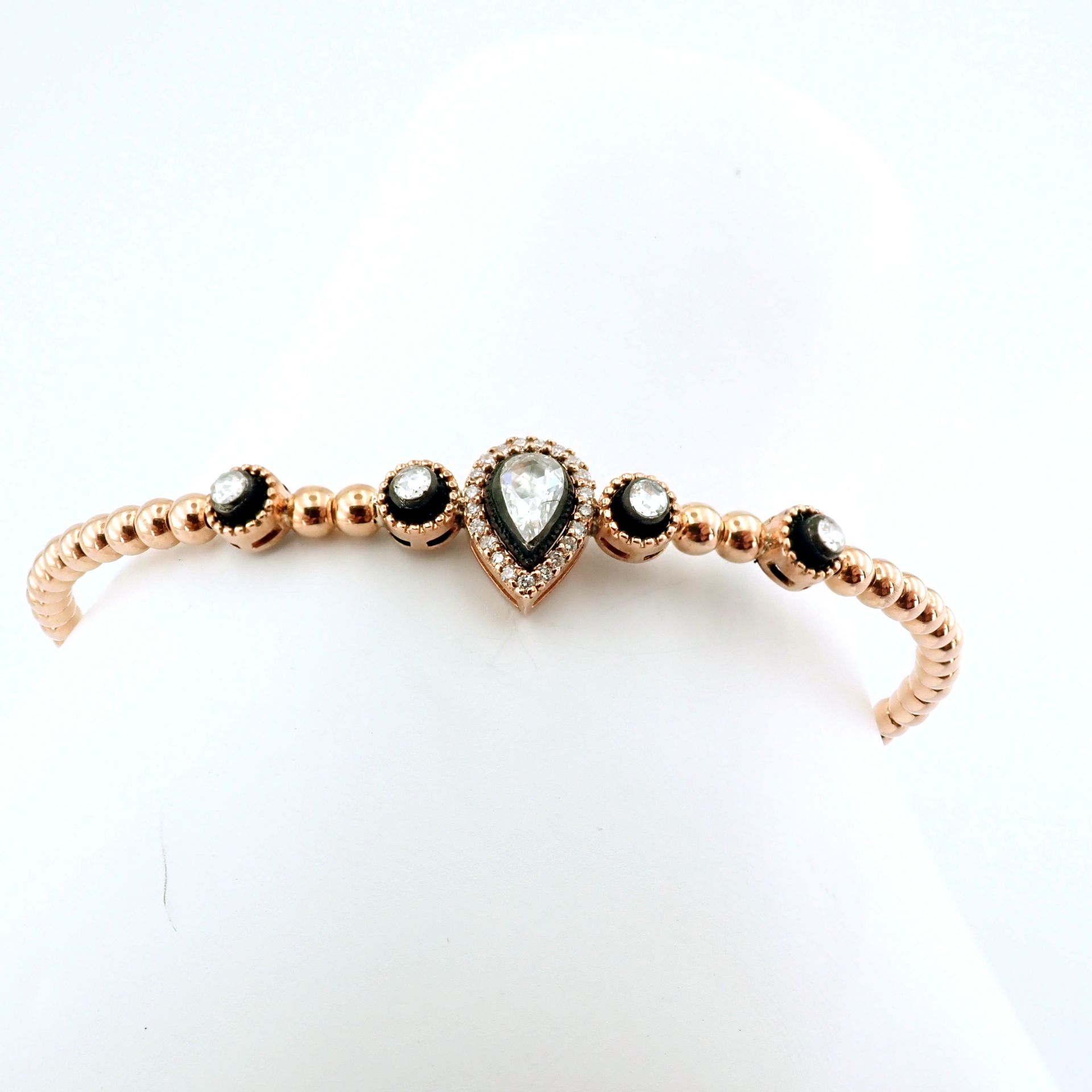 Antique Design Jewellery - 8K Rose / Pink Gold Bracelet (Ref:BE00382) - Image 4 of 11