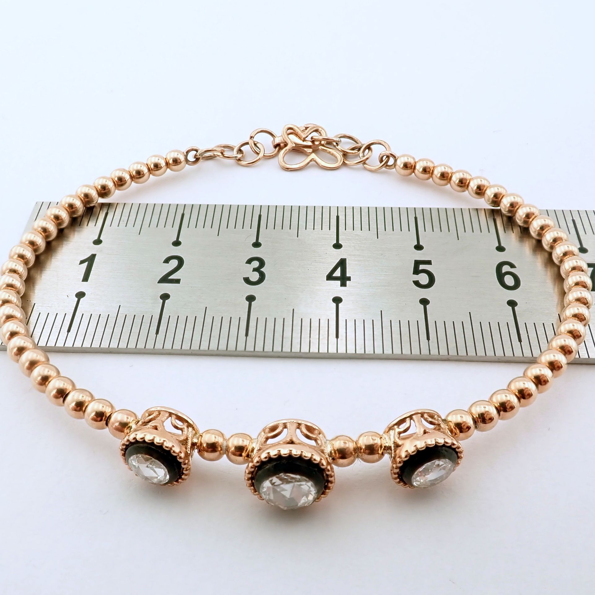 Antique Design Jewellery - 8K Rose / Pink Gold Bracelet (Ref:BE00346) - Image 6 of 9