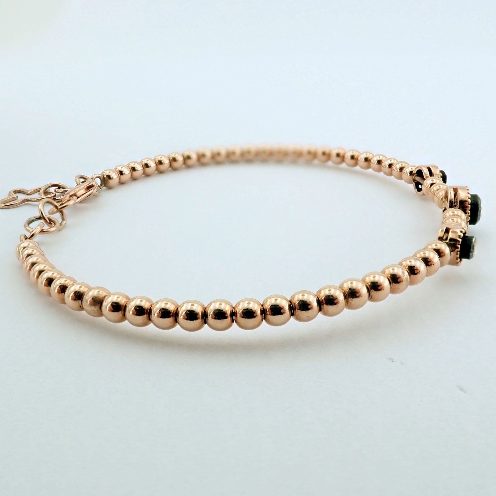 Antique Design Jewellery - 8K Rose / Pink Gold Bracelet (Ref:BE00345) - Image 7 of 11