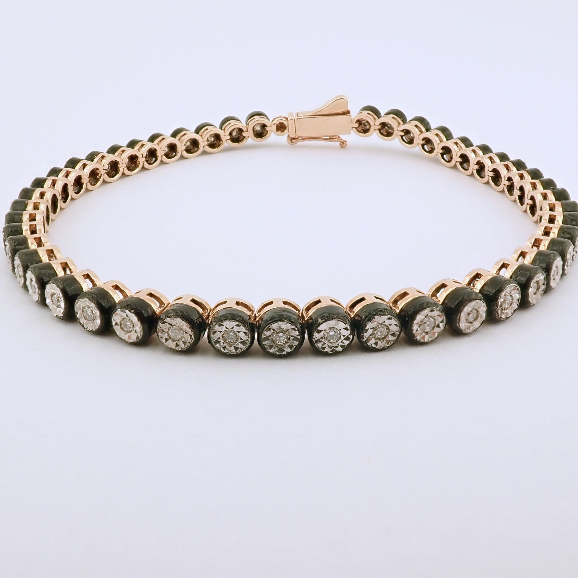 Antique Design Jewellery - 8K Rose / Pink Gold Bracelet (Ref:BD00383) - Image 4 of 7