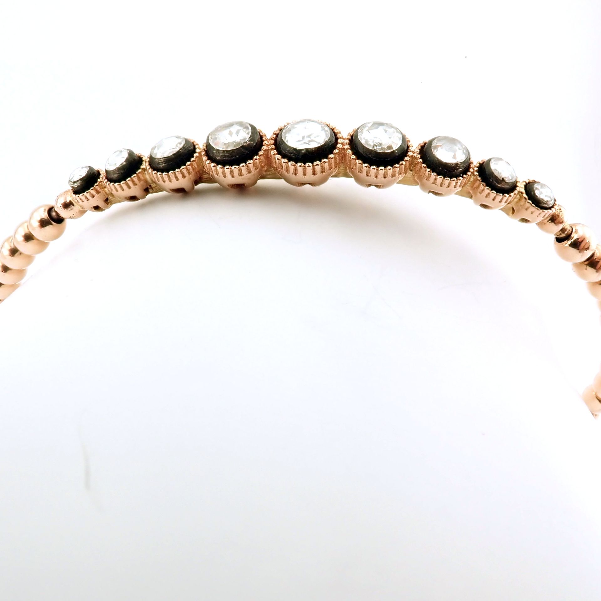 Antique Design Jewellery - 8K Rose / Pink Gold Bracelet (Ref:BE00342) - Image 8 of 9