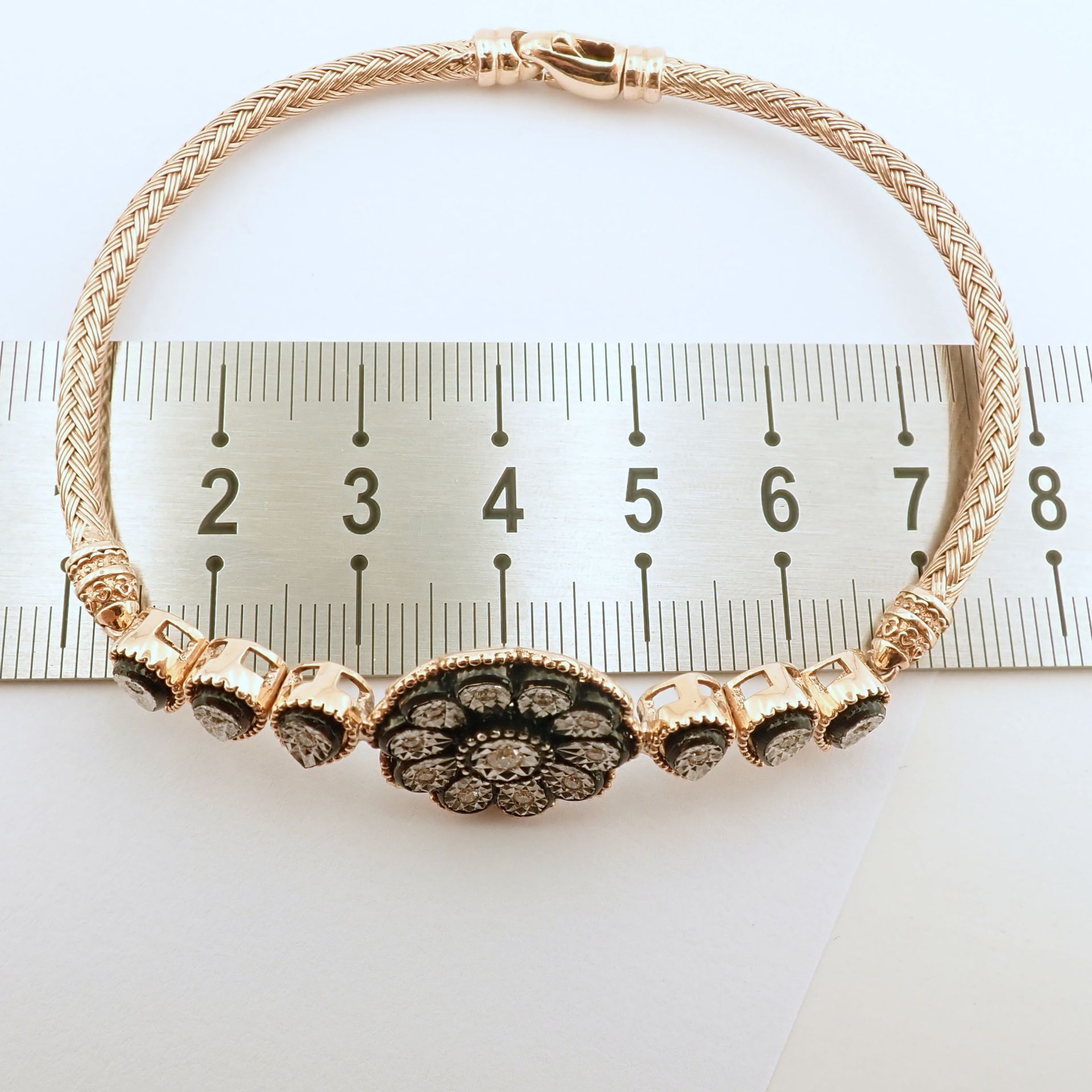 Antique Design Jewellery - 8K Rose / Pink Gold Bracelet (Ref:BD00385) - Image 6 of 7