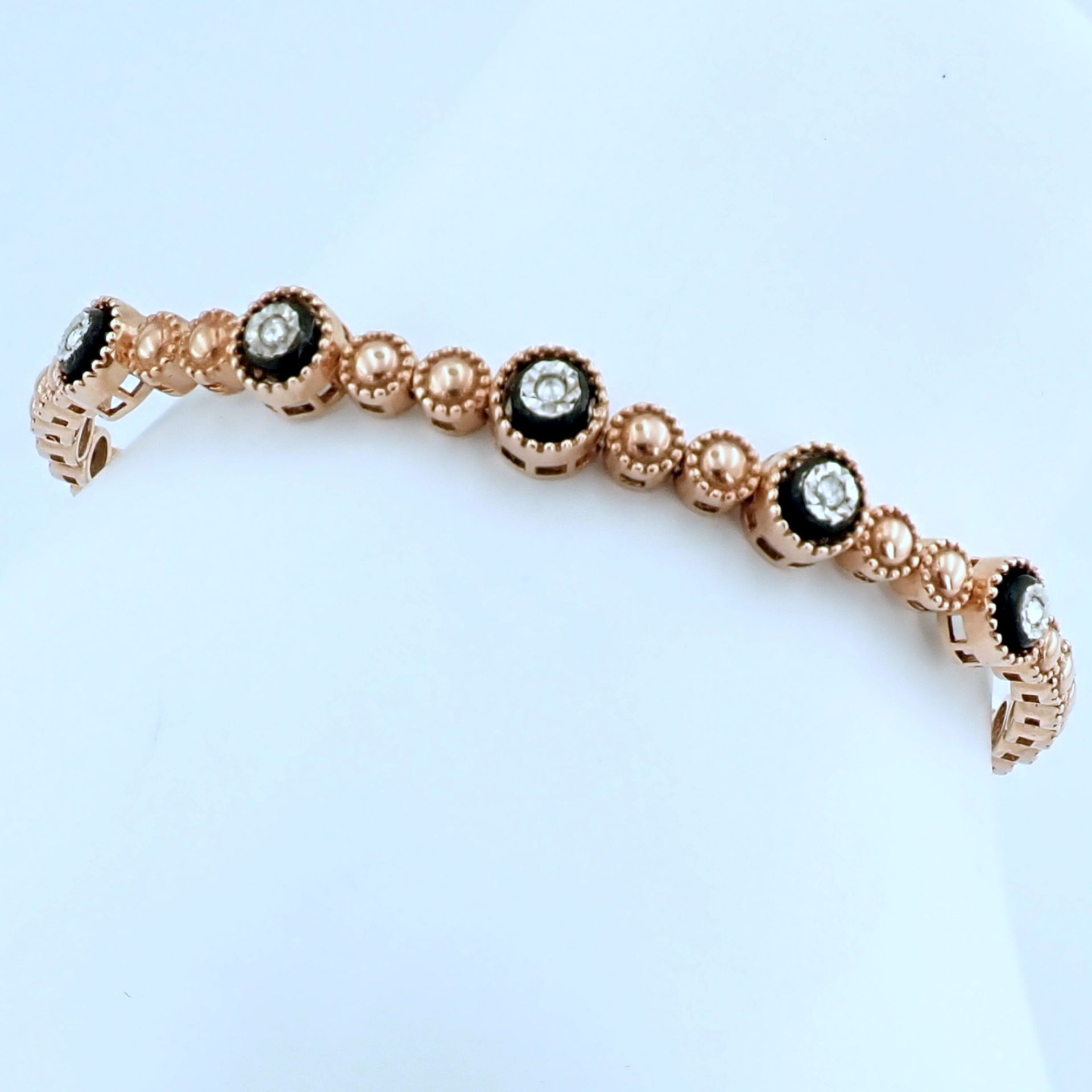 Antique Design Jewellery - 8K Rose / Pink Gold Bracelet (Ref:BE00409)