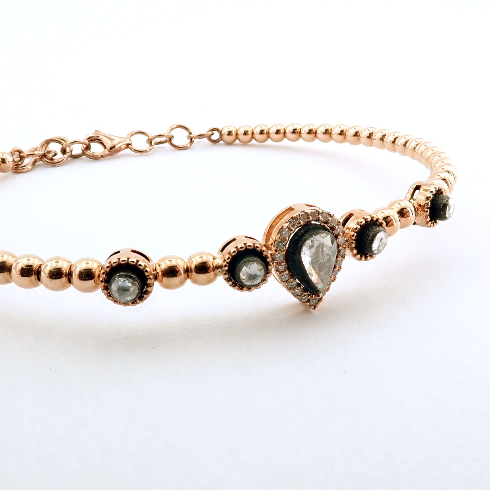 Antique Design Jewellery - 8K Rose / Pink Gold Bracelet (Ref:BE00382) - Image 11 of 11