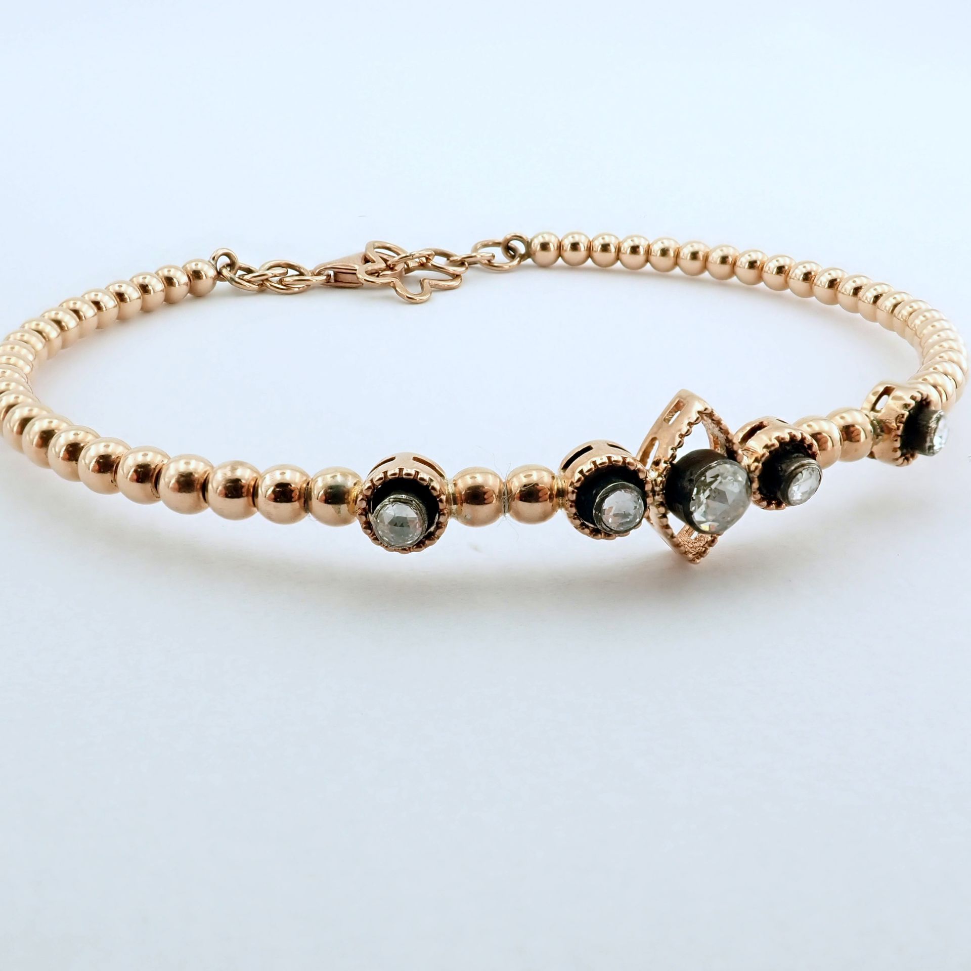 Antique Design Jewellery - 8K Rose / Pink Gold Bracelet (Ref:BE00347) - Image 3 of 11