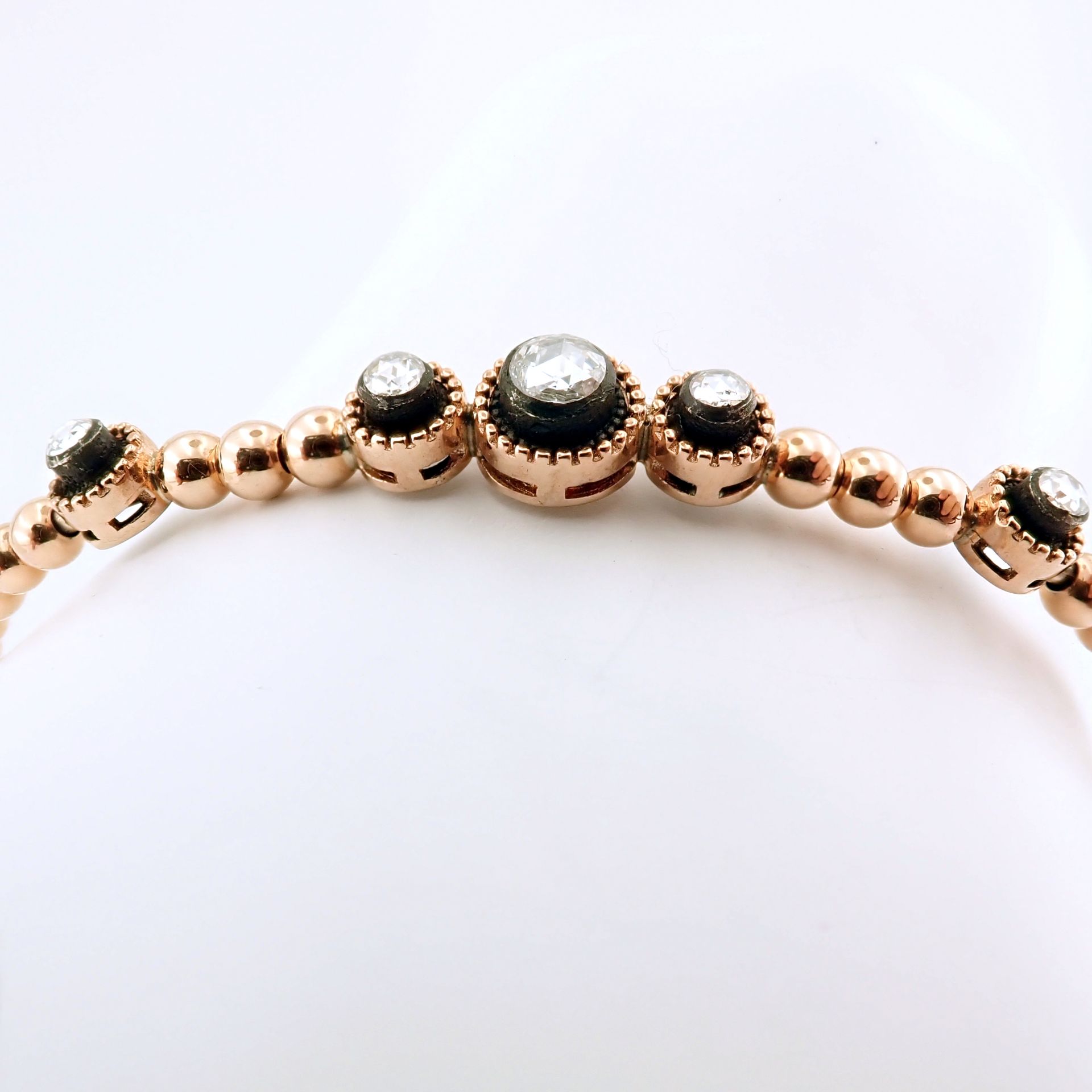 Antique Design Jewellery - 8K Rose / Pink Gold Bracelet (Ref:BE00377)