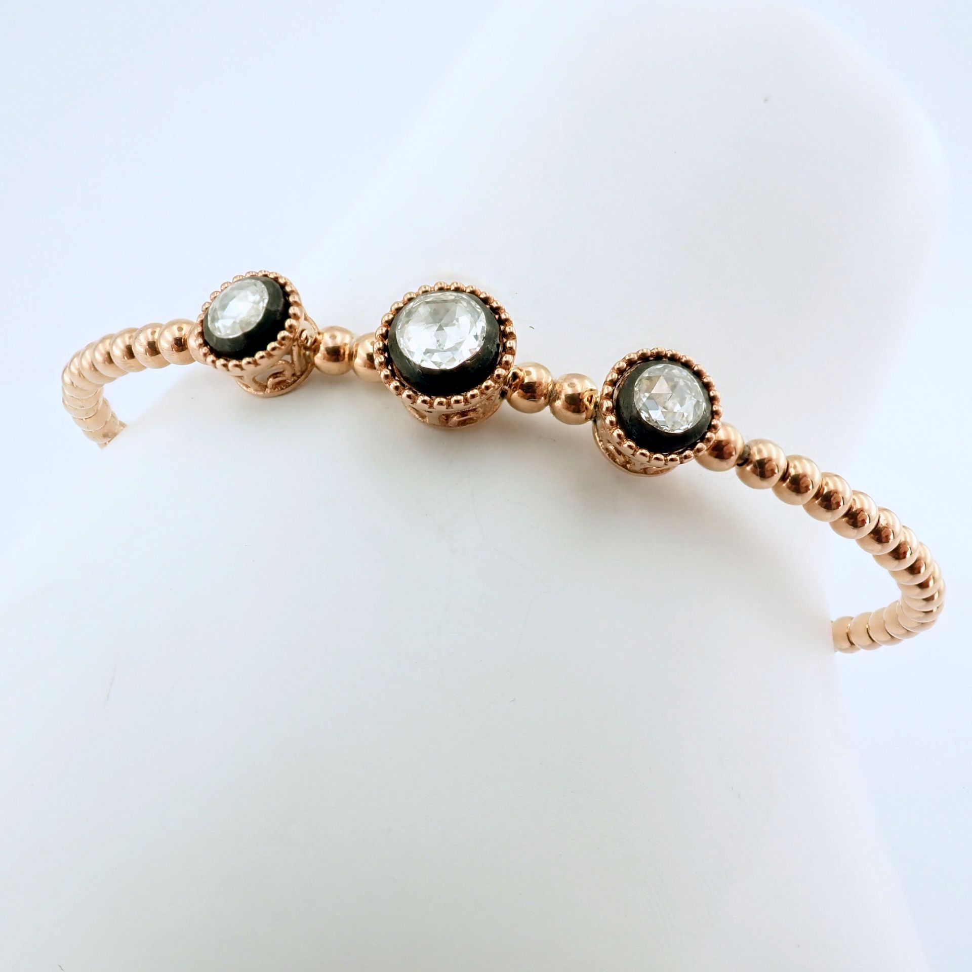 Antique Design Jewellery - 8K Rose / Pink Gold Bracelet (Ref:BE00346)