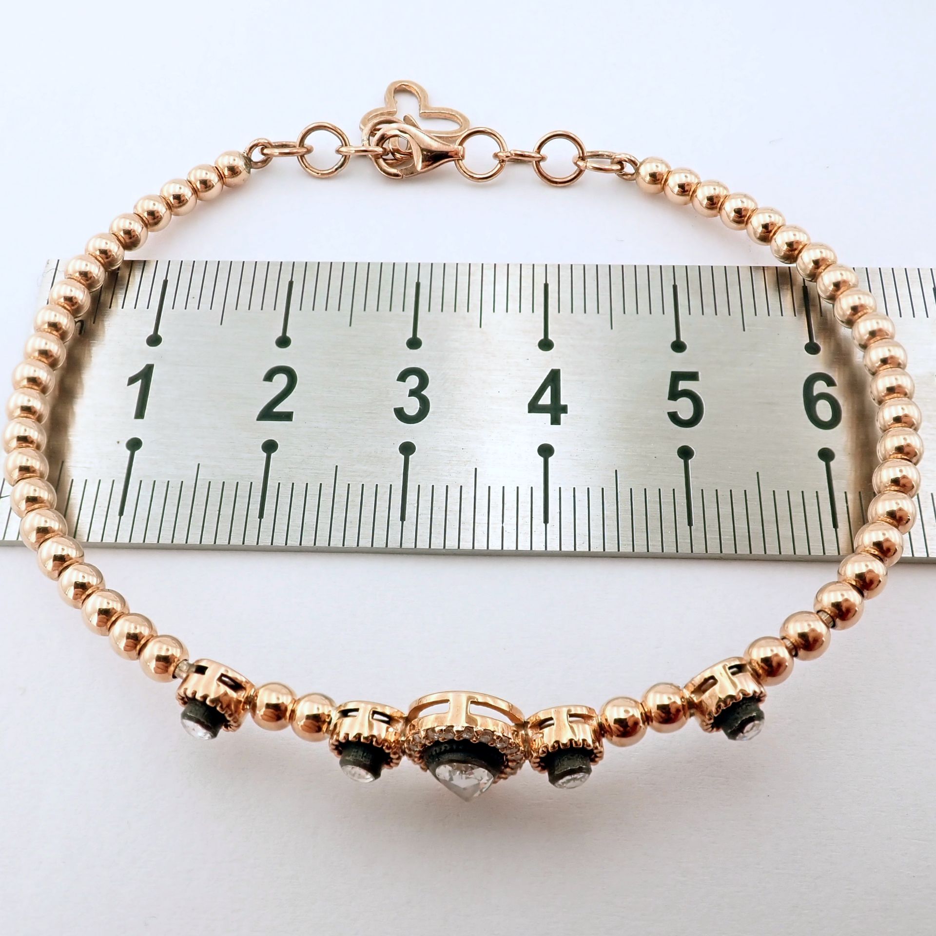 Antique Design Jewellery - 8K Rose / Pink Gold Bracelet (Ref:BE00382) - Image 6 of 11