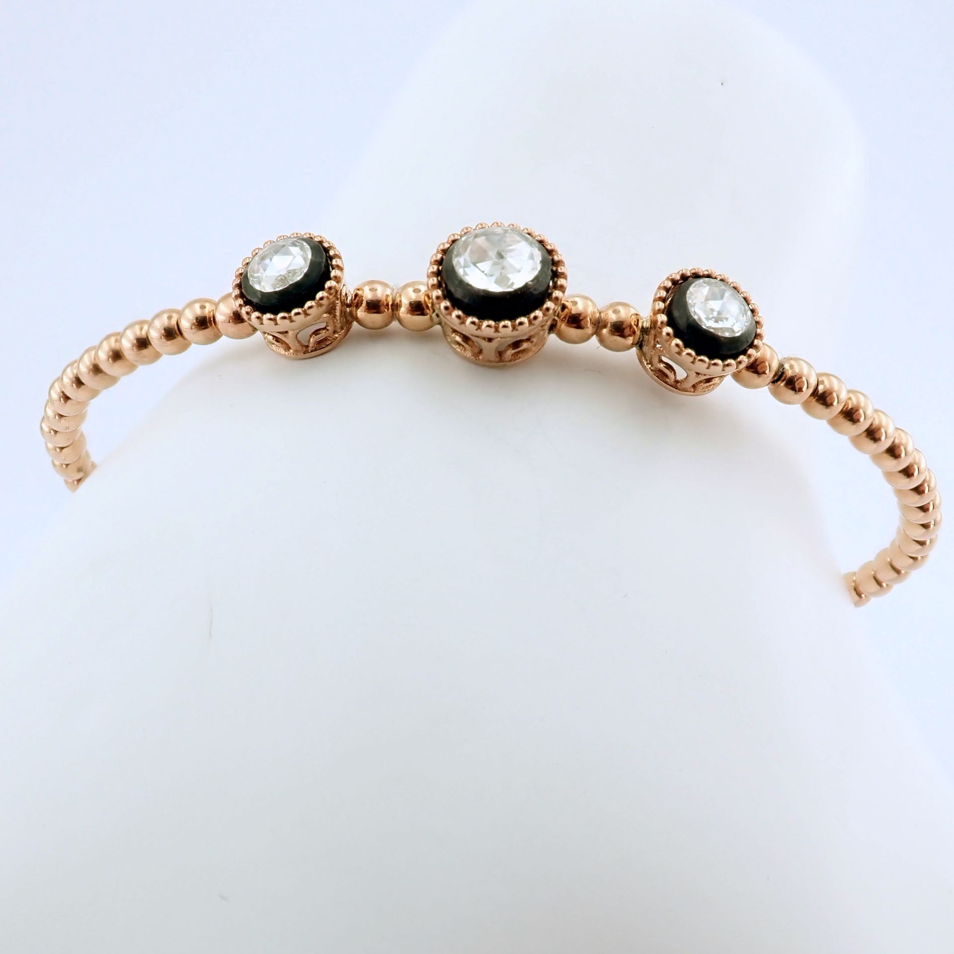 Antique Design Jewellery - 8K Rose / Pink Gold Bracelet (Ref:BE00346) - Image 9 of 9