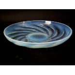 Rene Lalique Opalescent Glass 'Poissons' Coupe/Bowl