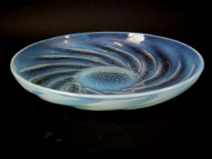 Rene Lalique Opalescent Glass 'Poissons' Coupe/Bowl